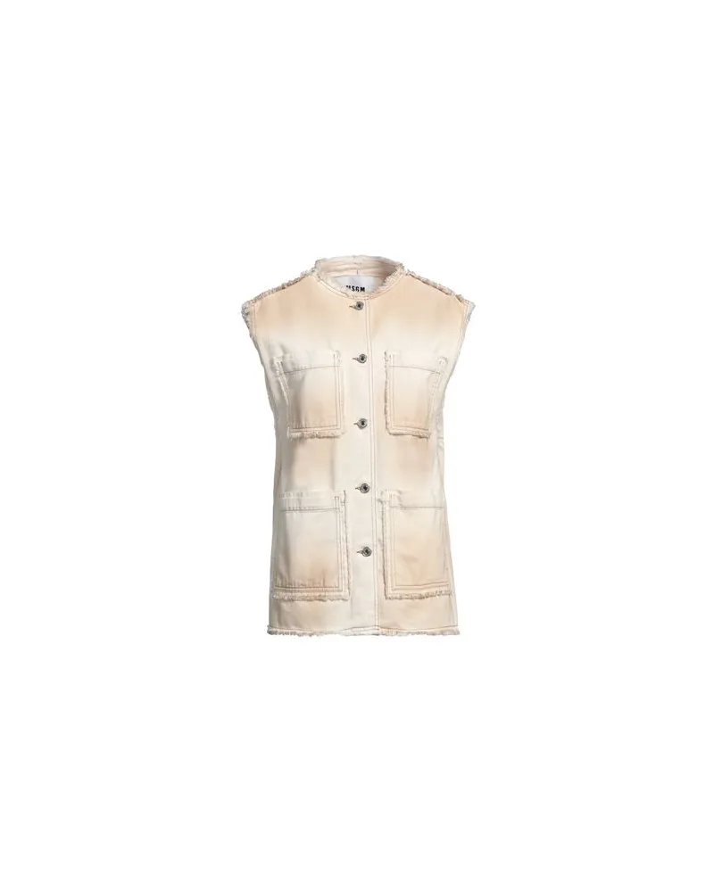 MSGM JACKEN & MÄNTEL - Jeansjacken/Mäntelauf YOOX.COM Beige