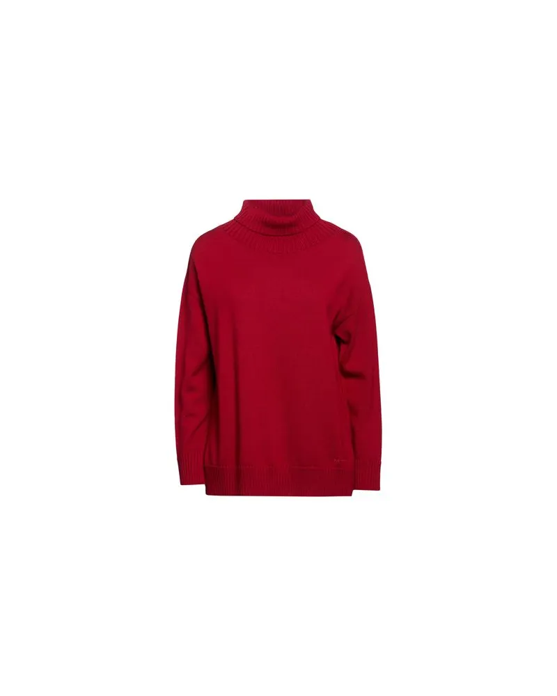 Max Mara STRICKWAREN - Rollkragenpulloverauf YOOX.COM Ziegelrot