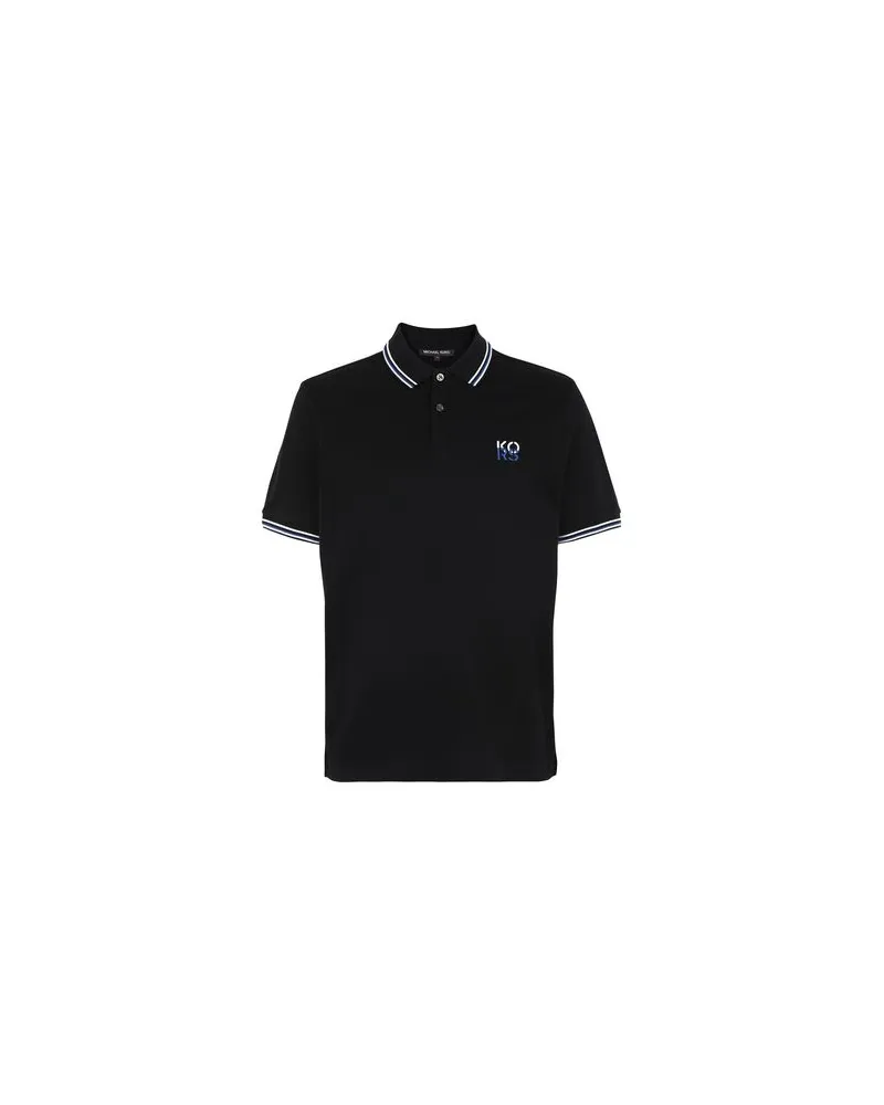 Michael Kors NVLTY STACK KORS POLO - TOPS - Poloshirtsauf YOOX.COM Schwarz