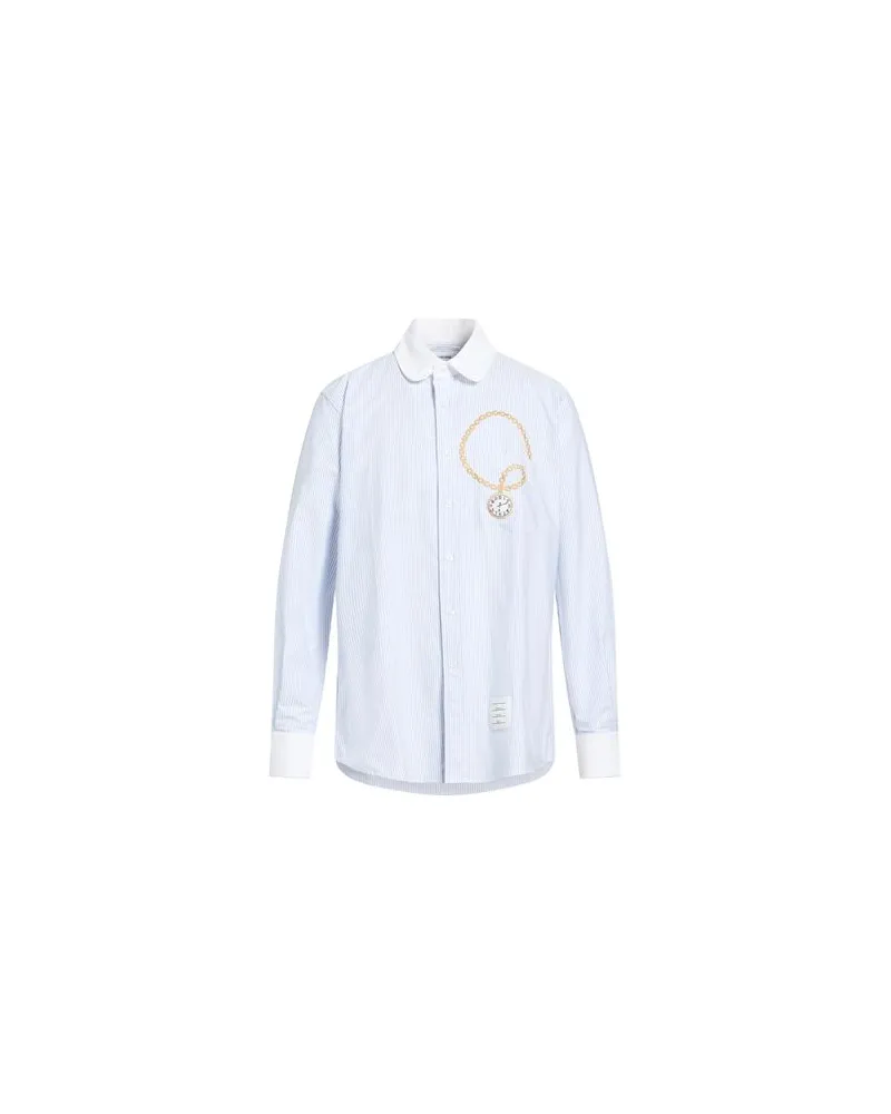 Thom Browne TOPS - Hemdenauf YOOX.COM Himmelblau