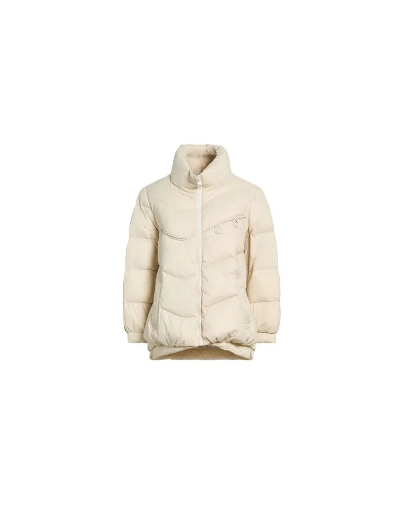 Puntododici JACKEN & MÄNTEL - Pufferjacken & Daunenjackenauf YOOX.COM Cremeweiß