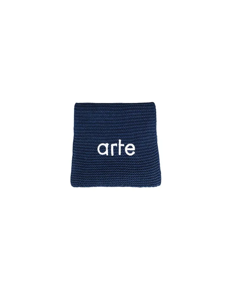 Arte Antwerp Aaron Knit Scarf  - ACCESSOIRES - Schalsauf YOOX.COM Marineblau
