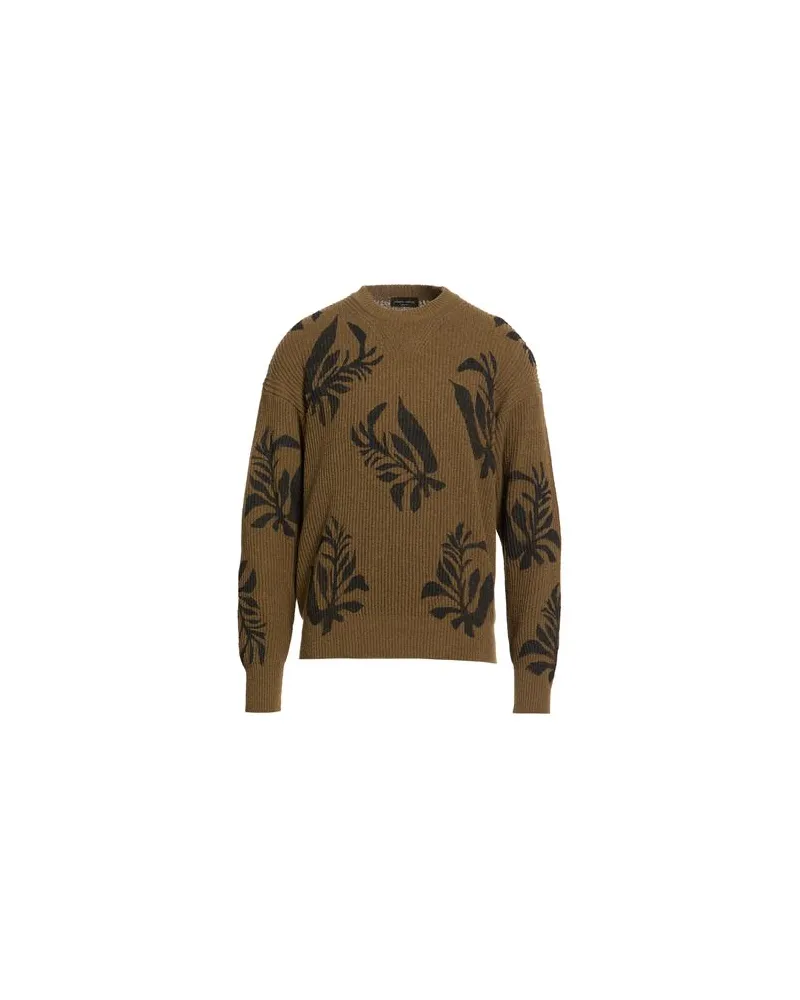 Roberto Collina STRICKWAREN - Pulloverauf YOOX.COM Militärgrün