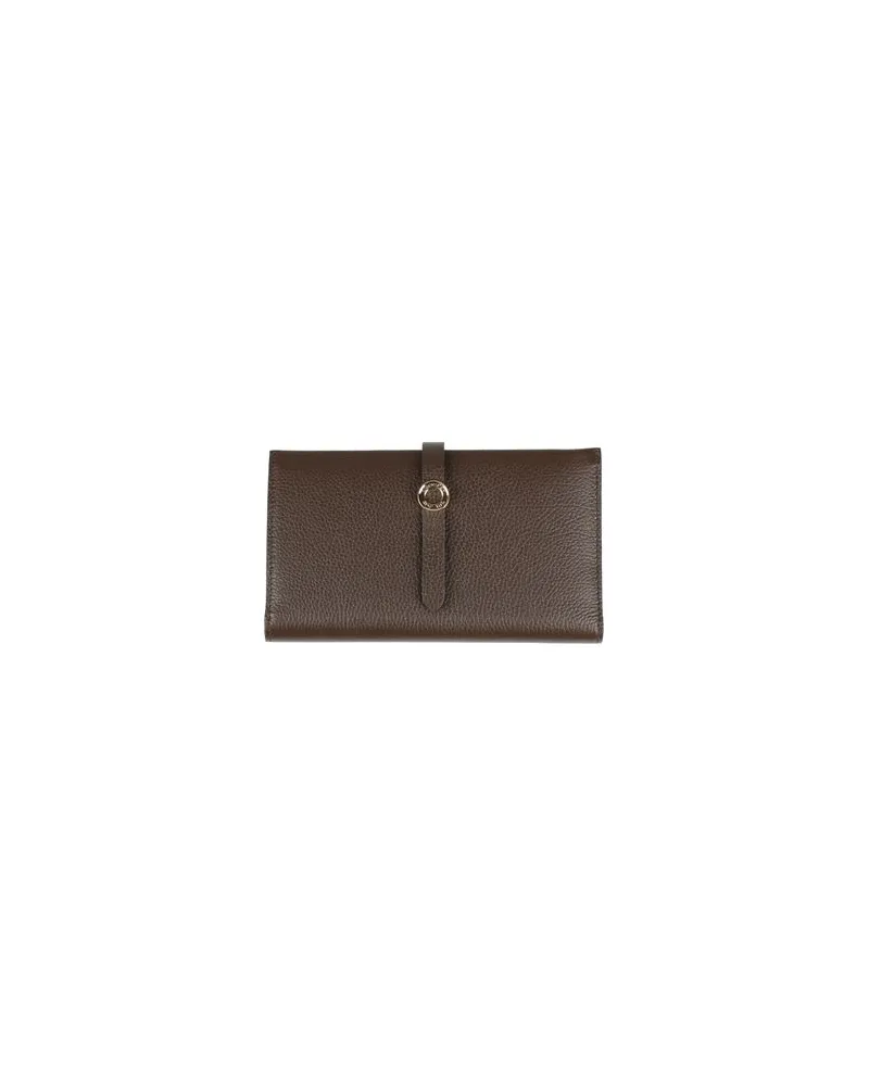 Burberry Kleinlederwaren - Brieftaschenauf YOOX.COM Dunkelbraun