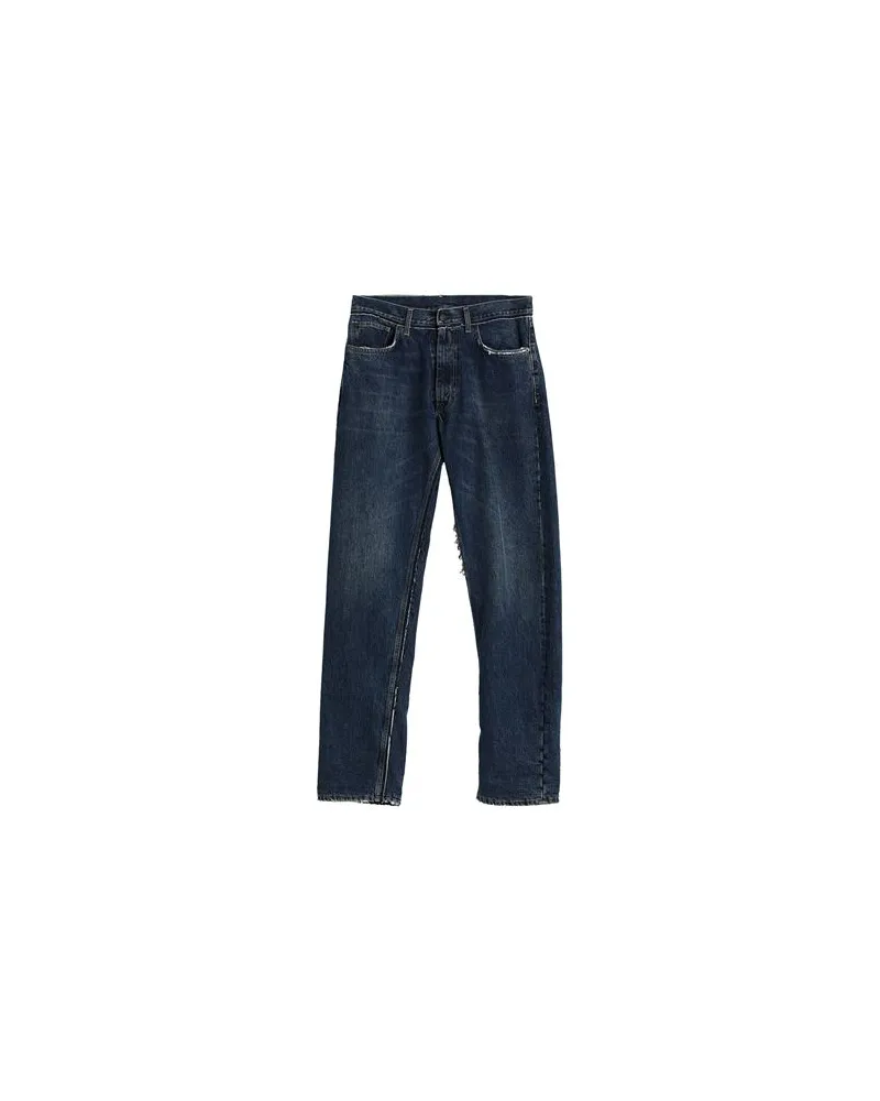Maison Margiela HOSEN & RÖCKE - Jeanshosenauf YOOX.COM Blau