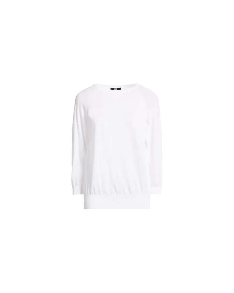 Alpha Studio THE FINE ESSENTIALS - STRICKWAREN - Pulloverauf YOOX.COM Weiß