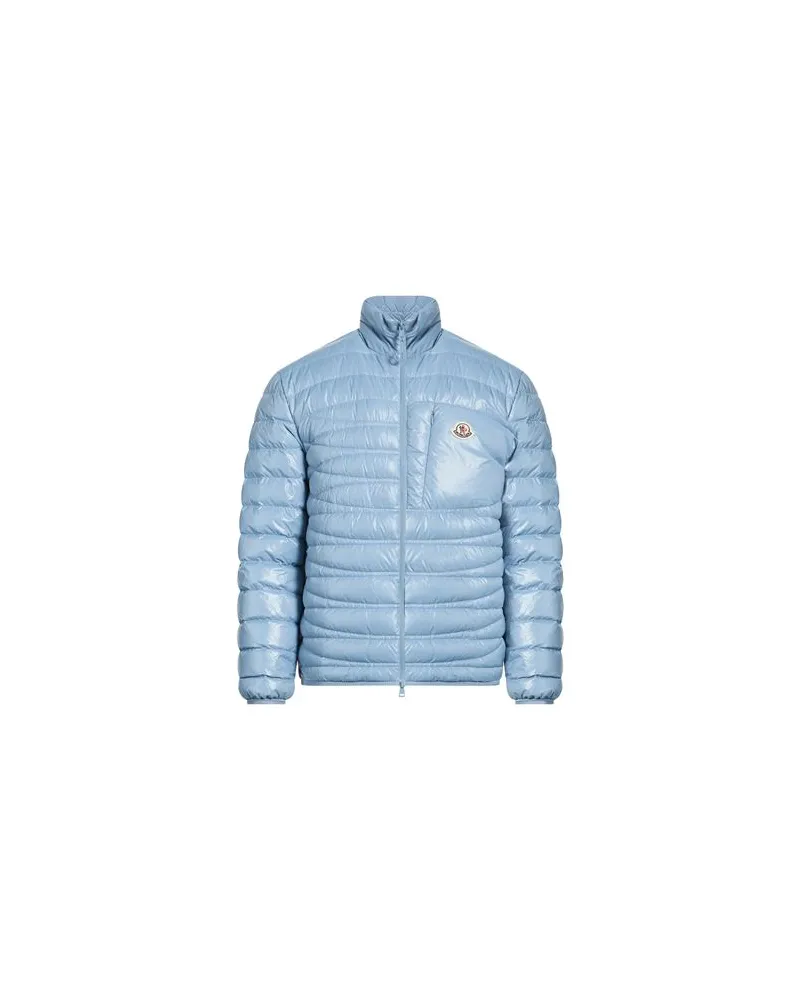Moncler JACKEN & MÄNTEL - Pufferjacken & Daunenjackenauf YOOX.COM Hellblau