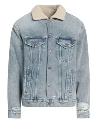 Maison Margiela Jeansjacke/-mantel Blau