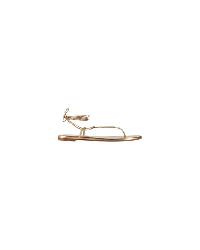Sergio Rossi SCHUHE - Zehentrennerauf YOOX.COM Gold