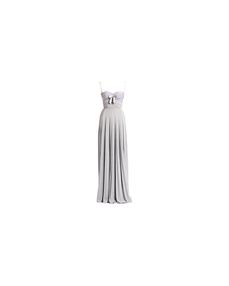 Elisabetta Franchi RED CARPET  - KLEIDER - Maxi-Kleiderauf YOOX.COM Hellgrau