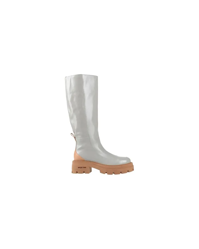 Sergio Rossi SCHUHE - Stiefelauf YOOX.COM Hellgrau