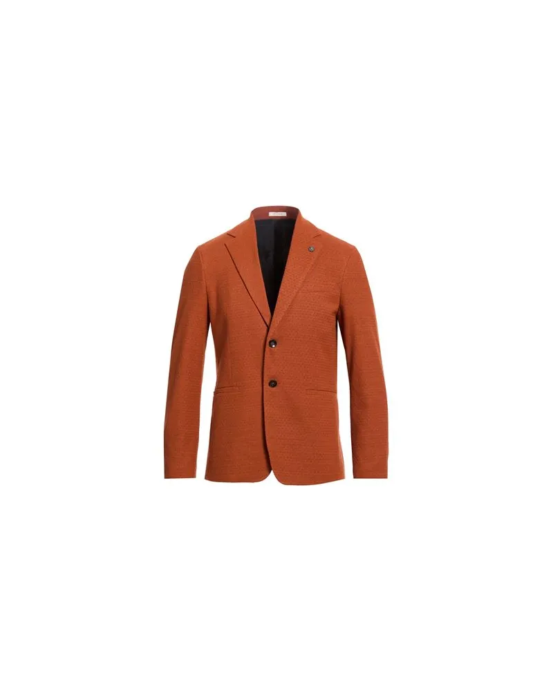 OFFICINA 36 ANZÜGE und CO-ORDS - Blazersauf YOOX.COM Ziegelrot