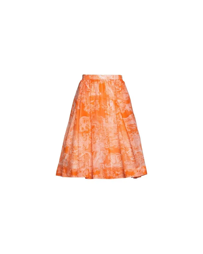 Dior HOSEN & RÖCKE - Midi-Röckeauf YOOX.COM Orange