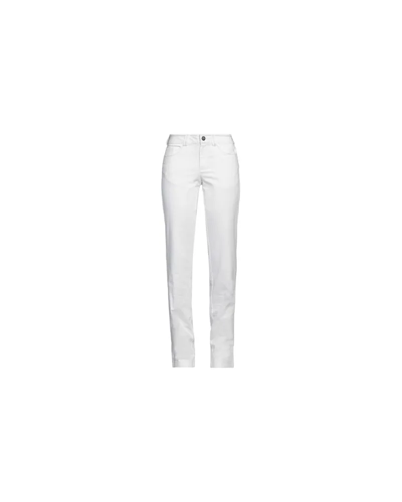 Malo HOSEN & RÖCKE - Jeanshosenauf YOOX.COM Weiß