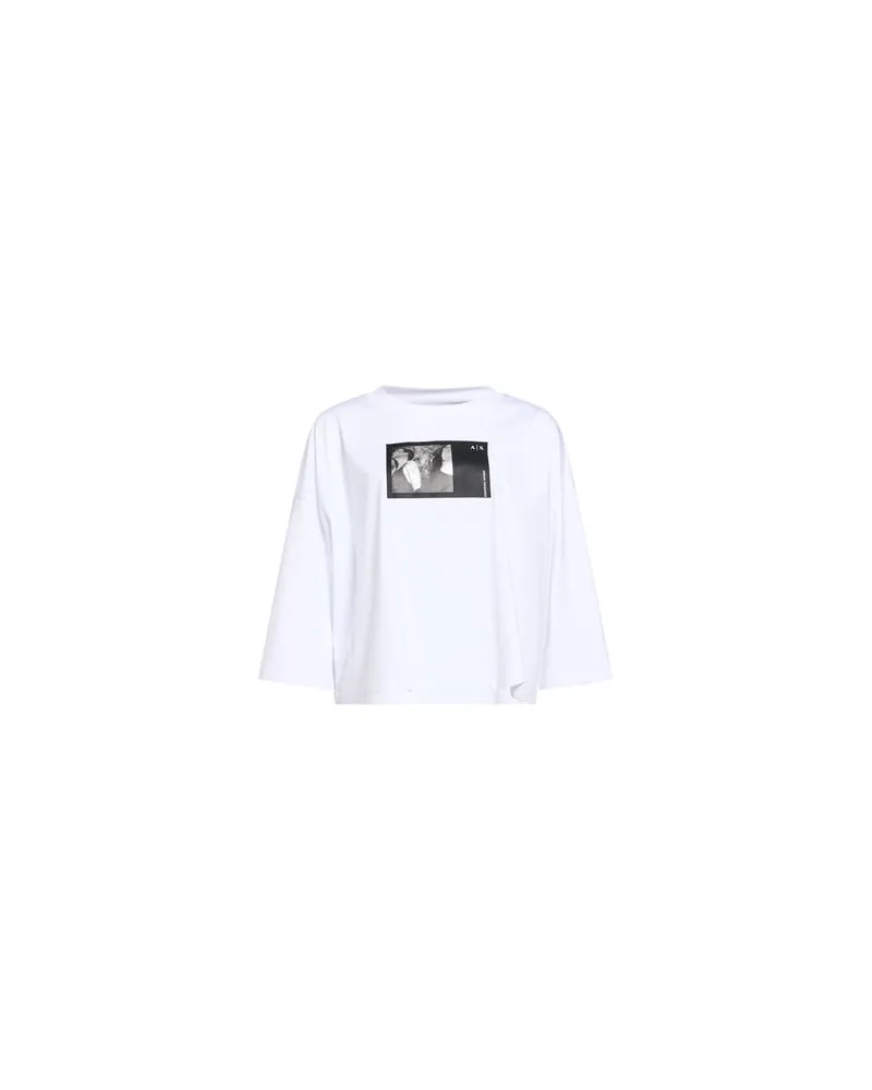 Armani Exchange TOPS - T-shirtsauf YOOX.COM Weiß