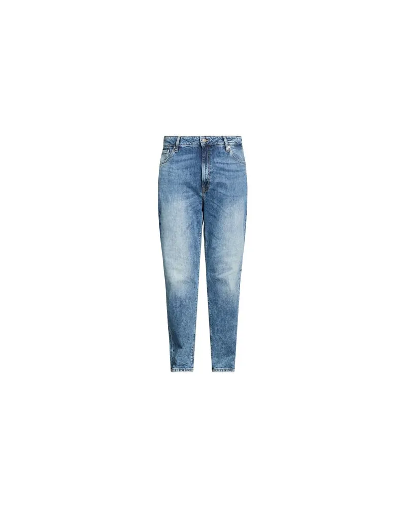 Guess HOSEN & RÖCKE - Jeanshosenauf YOOX.COM Blau