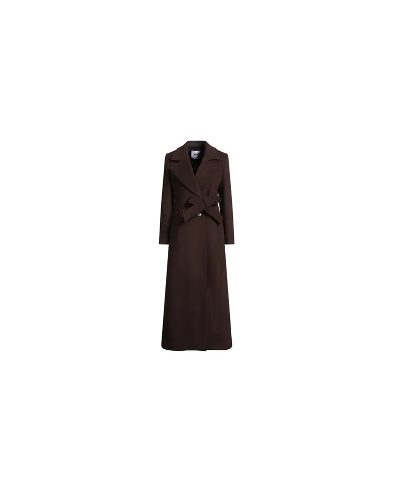 MSGM JACKEN & MÄNTEL - Mäntelauf YOOX.COM Dunkelbraun