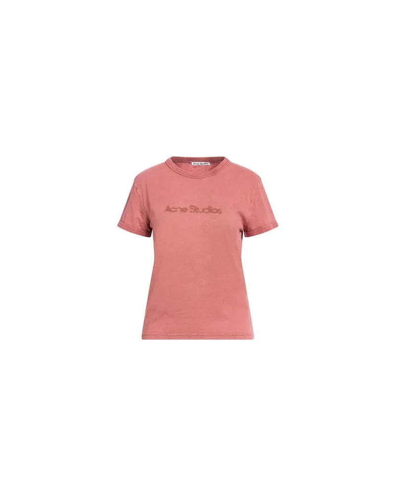 Acne Studios TOPS - T-shirtsauf YOOX.COM Rostrot