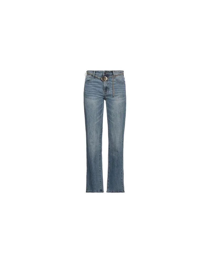 Guess HOSEN & RÖCKE - Jeanshosenauf YOOX.COM Blau