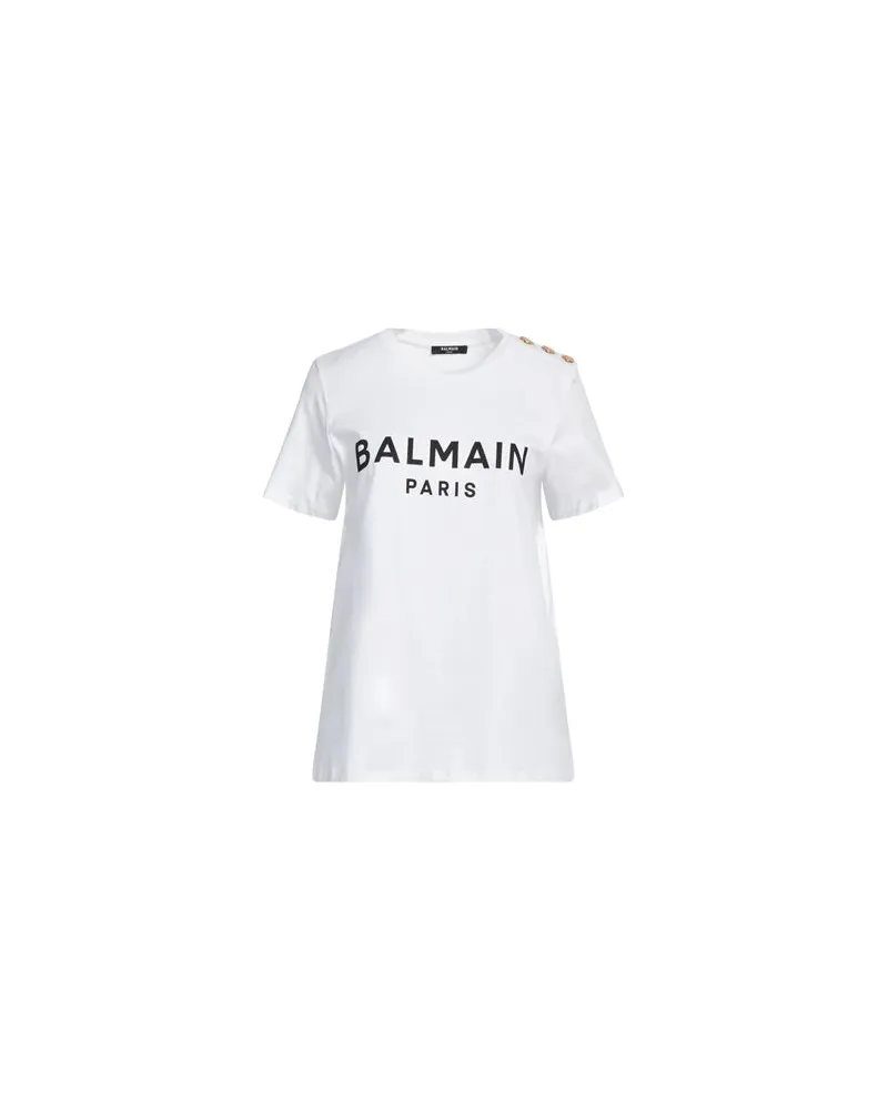 Balmain TOPS - T-shirtsauf YOOX.COM Weiß
