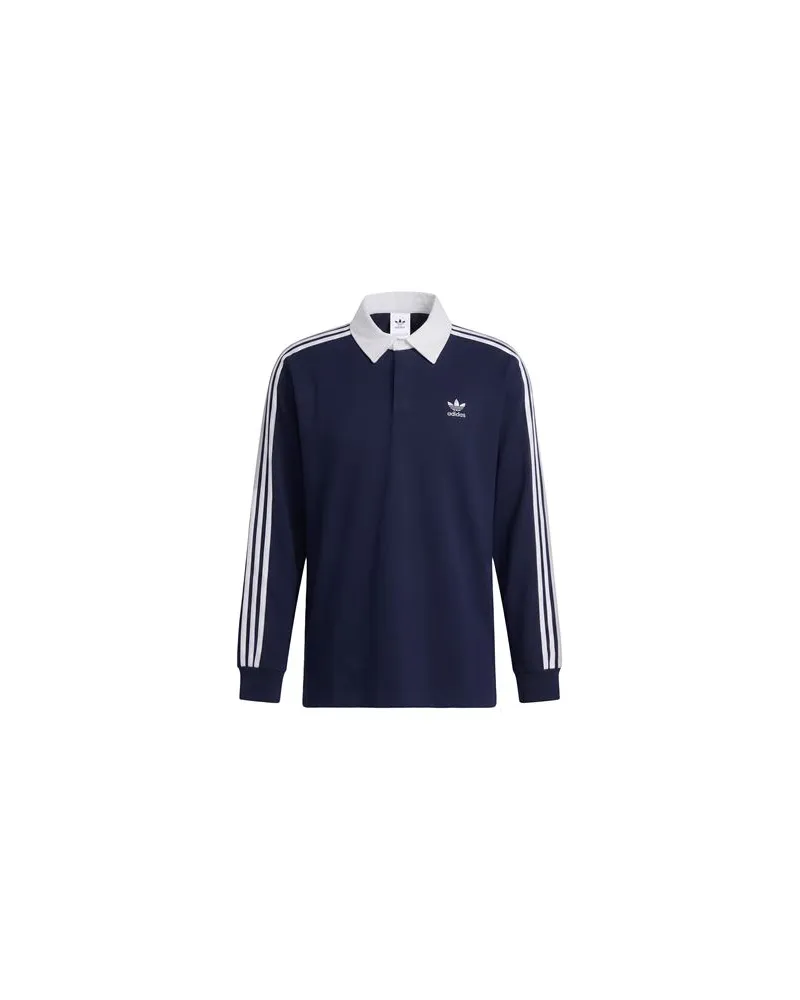 adidas RUGBY POLO - TOPS - Poloshirtsauf YOOX.COM Marineblau