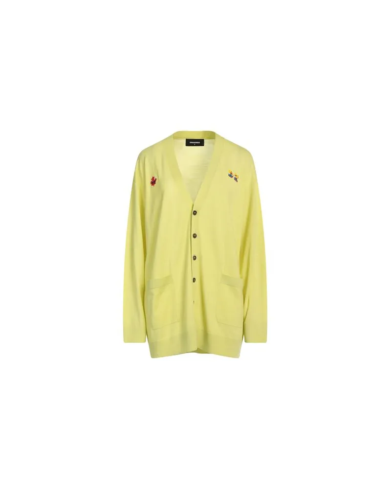 Dsquared2 STRICKWAREN - Strickjackenauf YOOX.COM Limettengrün