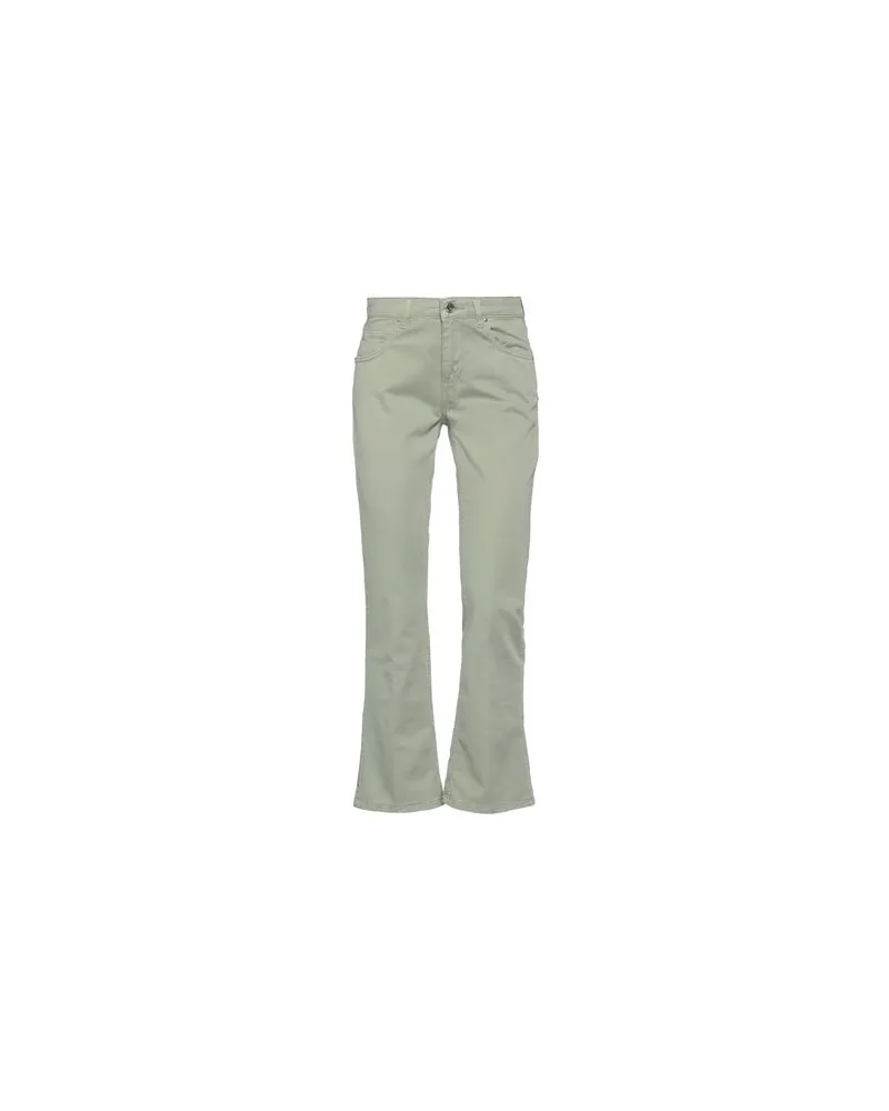 Re-HasH HOSEN & RÖCKE - Jeanshosenauf YOOX.COM Salbeigrün