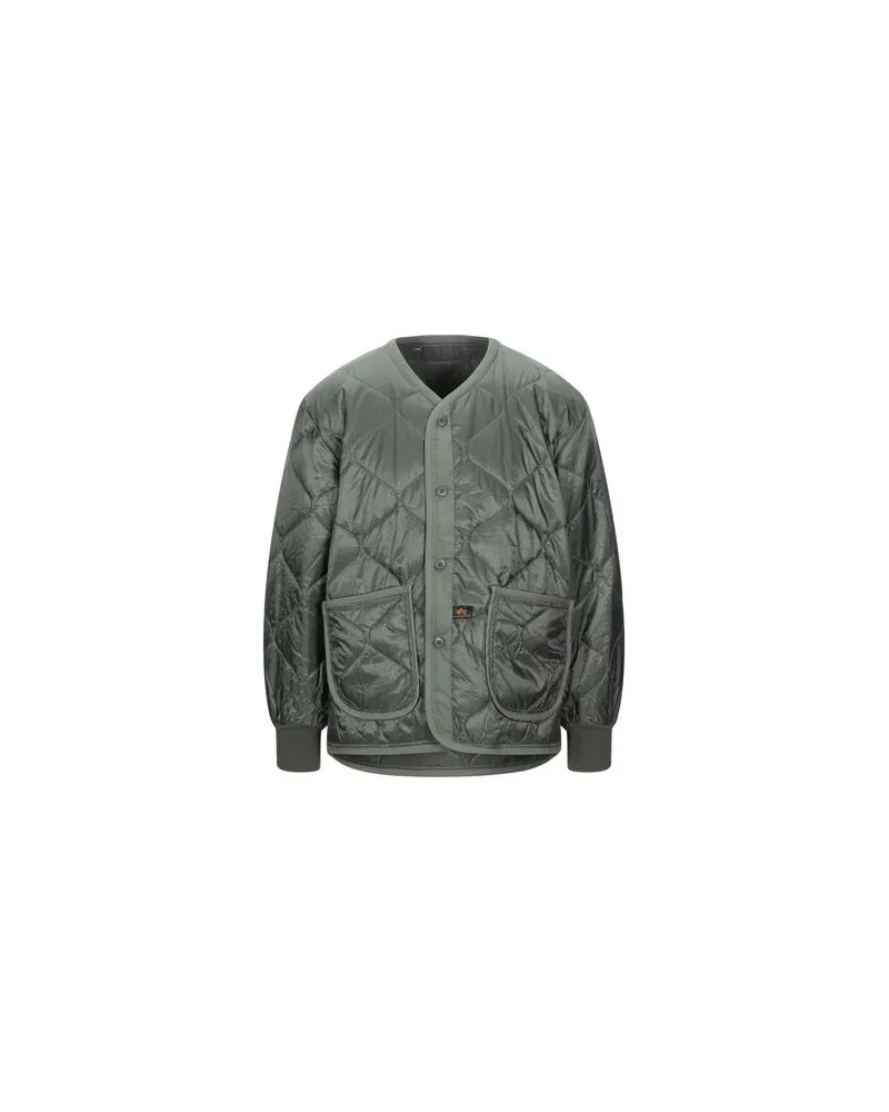 Alpha Industries JACKEN & MÄNTEL - Pufferjacken & Daunenjackenauf YOOX.COM Militärgrün