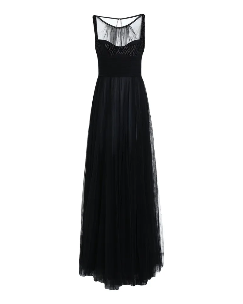 Elisabetta Franchi Maxi-Kleid Schwarz