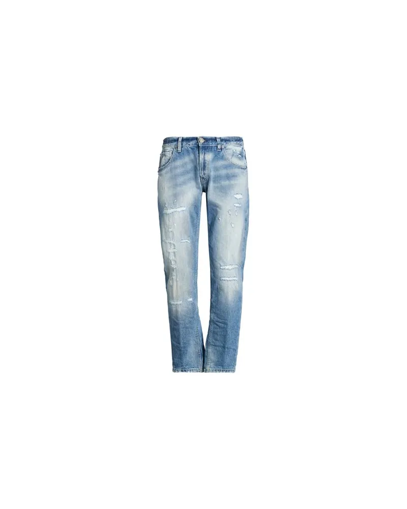 PMDS PREMIUM MOOD DENIM SUPERIOR HOSEN & RÖCKE - Jeanshosenauf YOOX.COM Blau