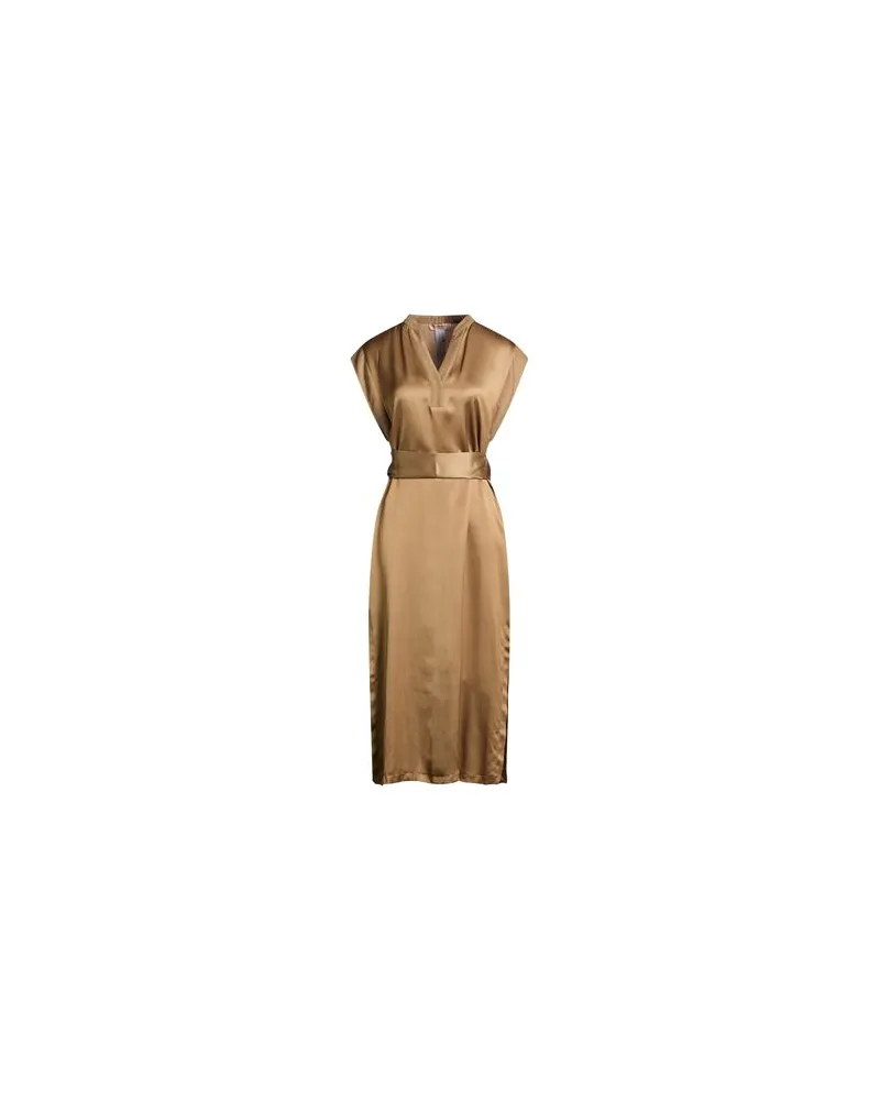 Twin-Set KLEIDER - Midi-Kleiderauf YOOX.COM Khaki