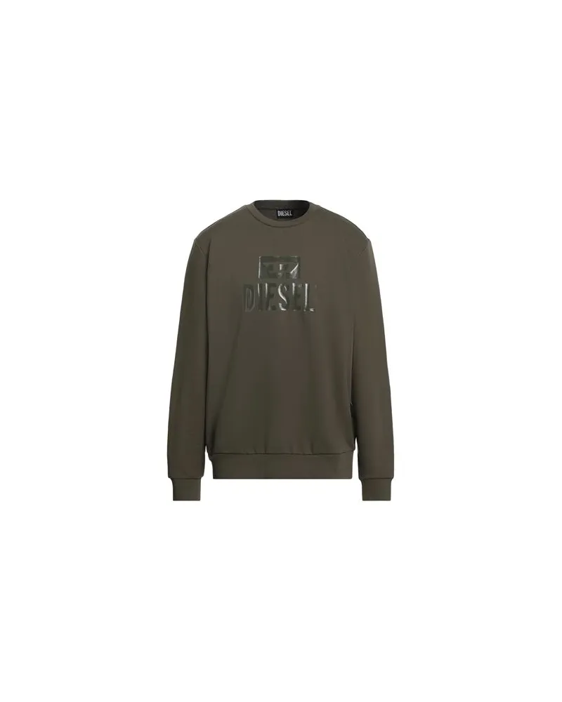 Diesel TOPS - Sweatshirtsauf YOOX.COM Militärgrün