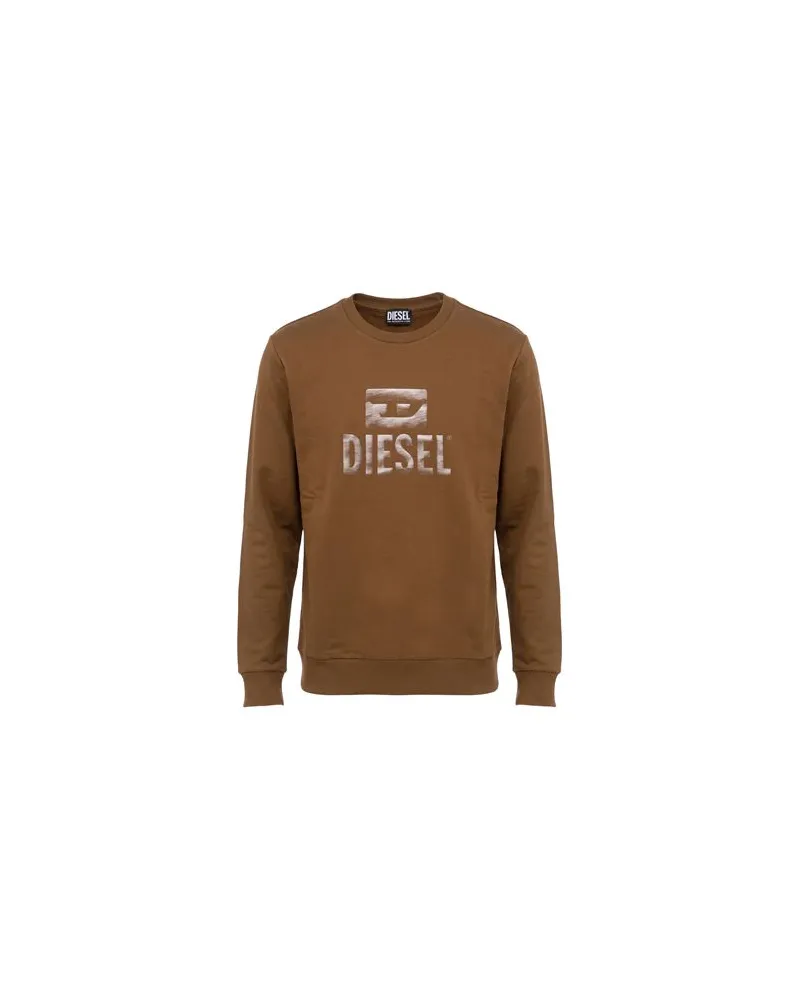 Diesel TOPS - Sweatshirtsauf YOOX.COM Khaki