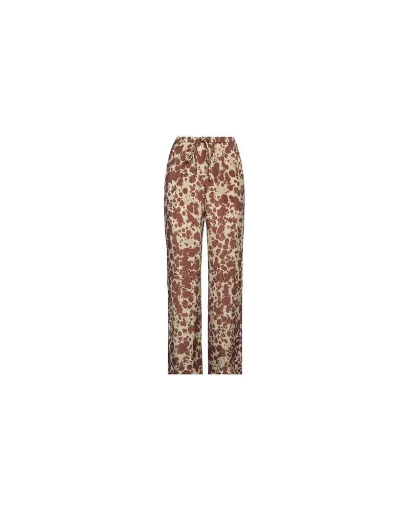 Nanushka HOSEN & RÖCKE - Hosenauf YOOX.COM Braun