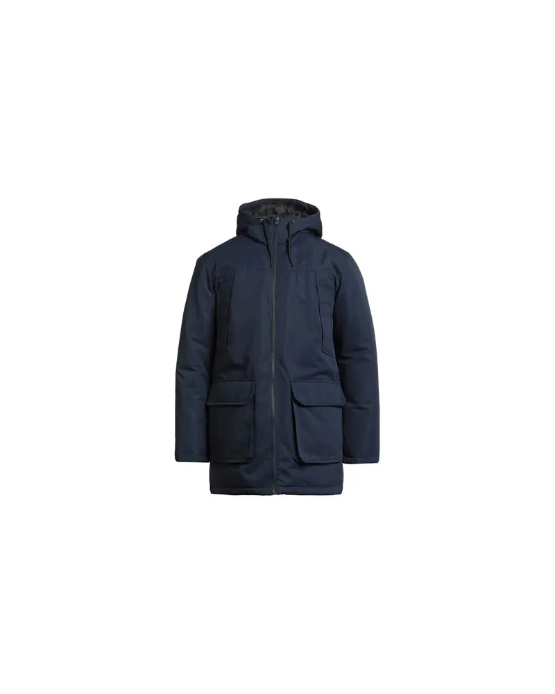 Jack & Jones JACKEN & MÄNTEL - Mäntelauf YOOX.COM Marineblau