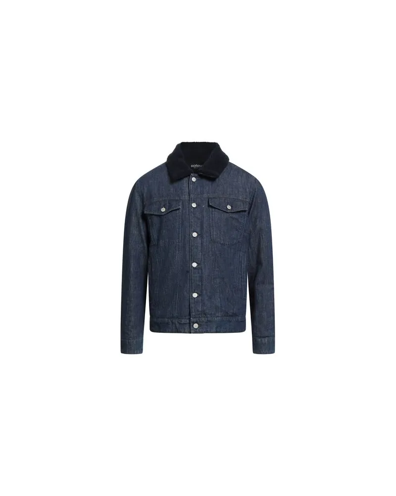 Dondup JACKEN & MÄNTEL - Jeansjacken/Mäntelauf YOOX.COM Blau