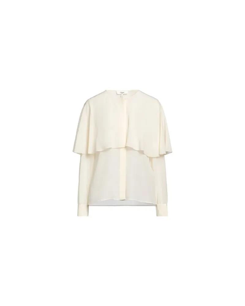 Chloé TOPS - Hemdenauf YOOX.COM Cremeweiß