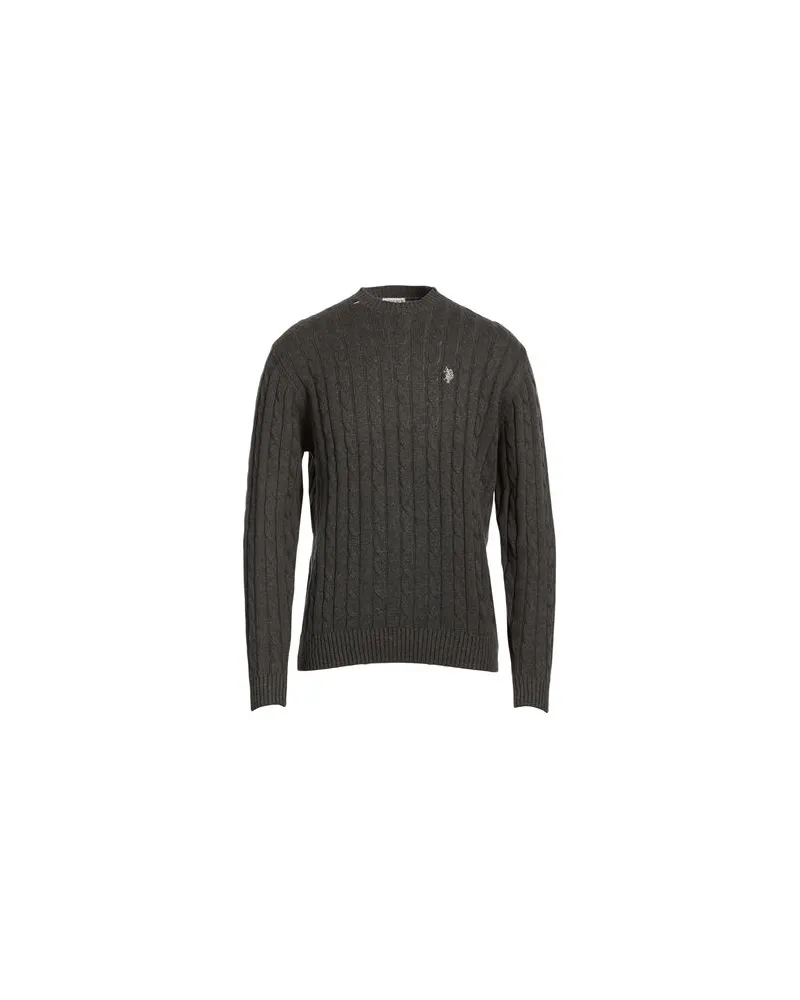 U.S. Polo Assn.  STRICKWAREN - Pulloverauf YOOX.COM Braungrau