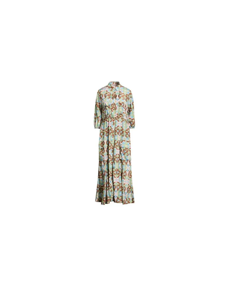 Connor & Blake KLEIDER - Maxi-Kleiderauf YOOX.COM Säuregrün