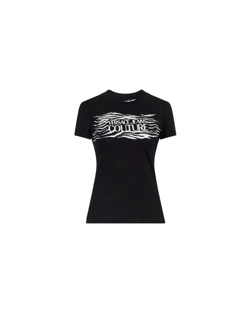 Versace Jeans TOPS - T-shirtsauf YOOX.COM Schwarz