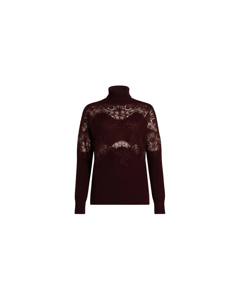 Ermanno Scervino STRICKWAREN - Rollkragenpulloverauf YOOX.COM Bordeaux