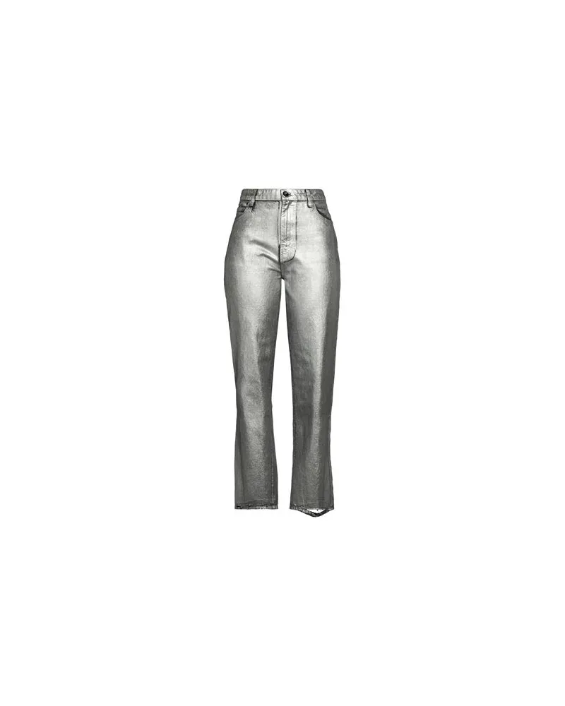 Pinko HOSEN & RÖCKE - Jeanshosenauf YOOX.COM Silber