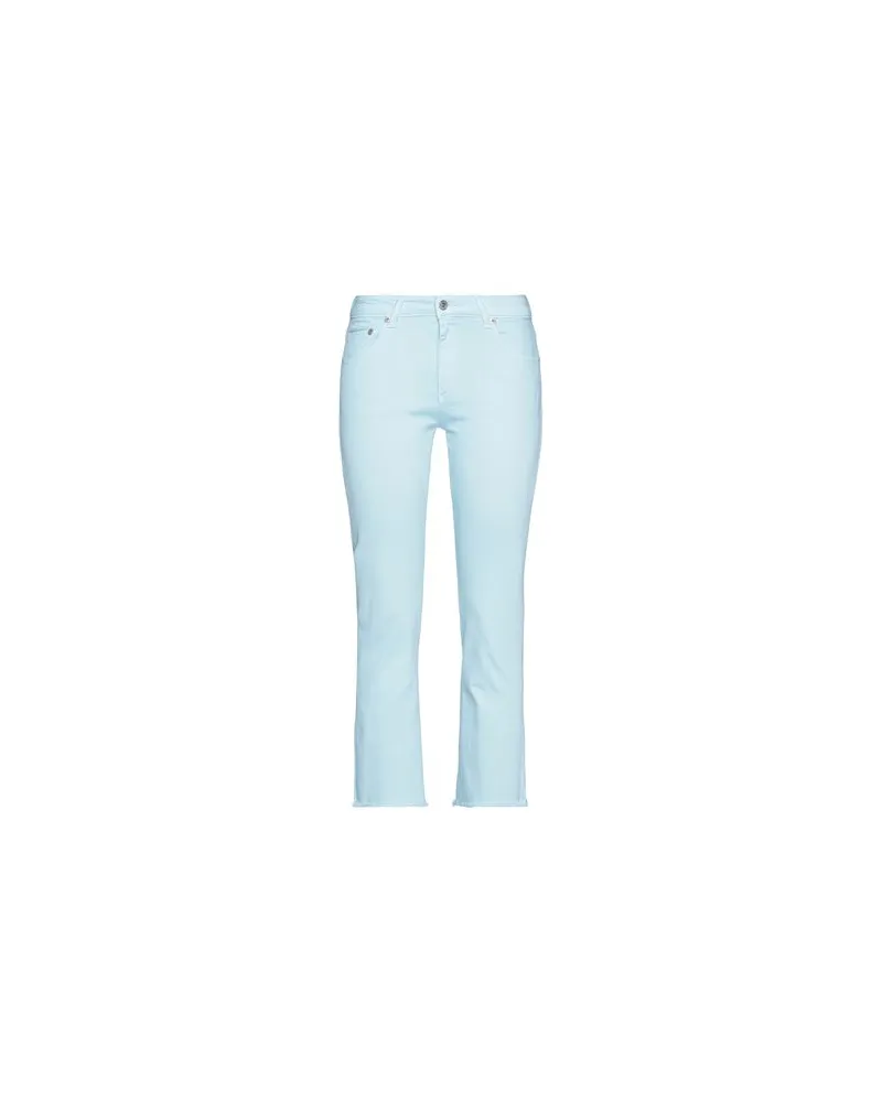 Care Label HOSEN & RÖCKE - Jeanshosenauf YOOX.COM Himmelblau