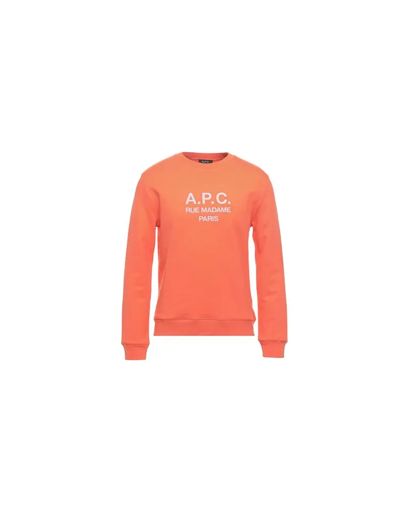 A.P.C. TOPS - Sweatshirtsauf YOOX.COM Orange
