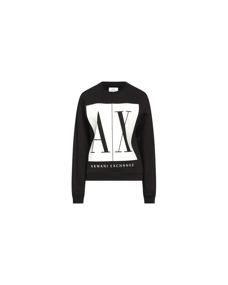 Armani Exchange TOPS - Sweatshirtsauf YOOX.COM Schwarz