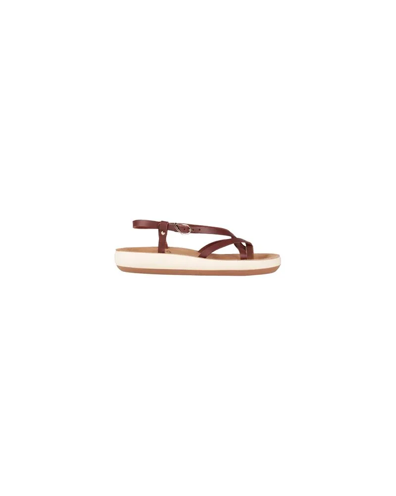 Ancient Greek Sandals SCHUHE - Zehentrennerauf YOOX.COM Schokobraun