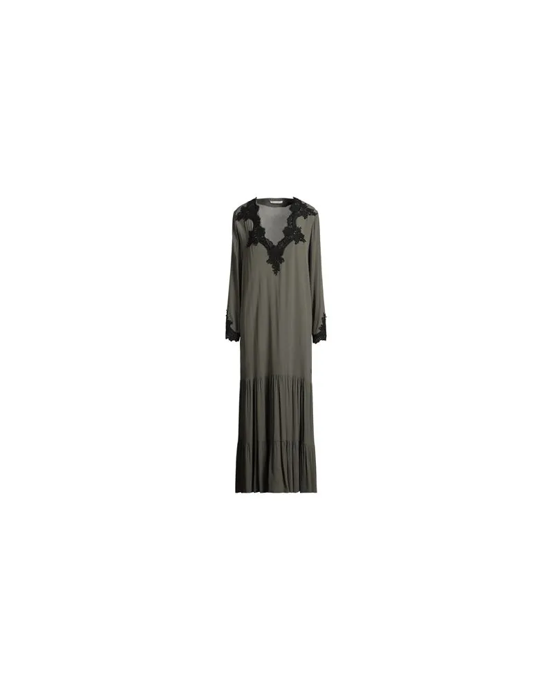 Raffaela D'Angelo KLEIDER - Maxi-Kleiderauf YOOX.COM Militärgrün