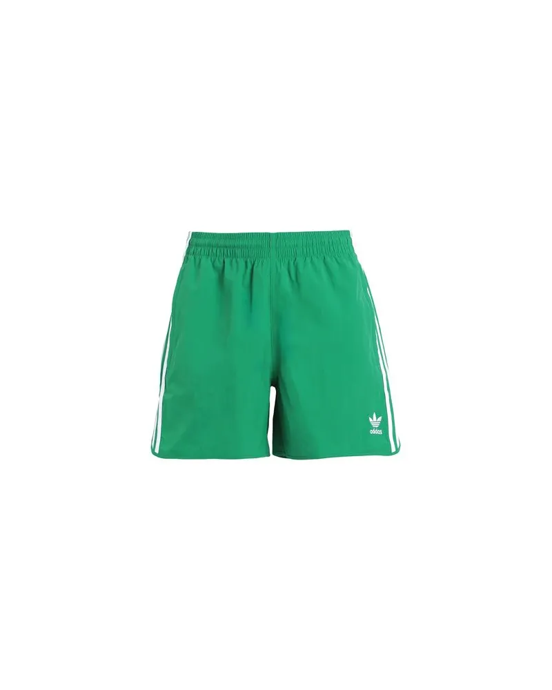 adidas ADICOLOR CLASSICS SPRINTER SHORTS  - HOSEN & RÖCKE - Shorts & Bermudashortsauf YOOX.COM Grün
