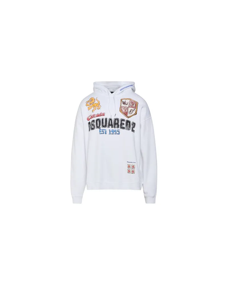 Dsquared2 TOPS - Sweatshirtsauf YOOX.COM Weiß