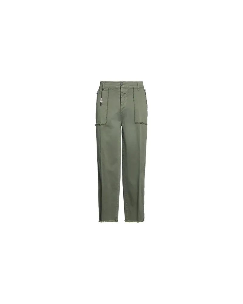 THE EDITOR HOSEN & RÖCKE - Hosenauf YOOX.COM Militärgrün